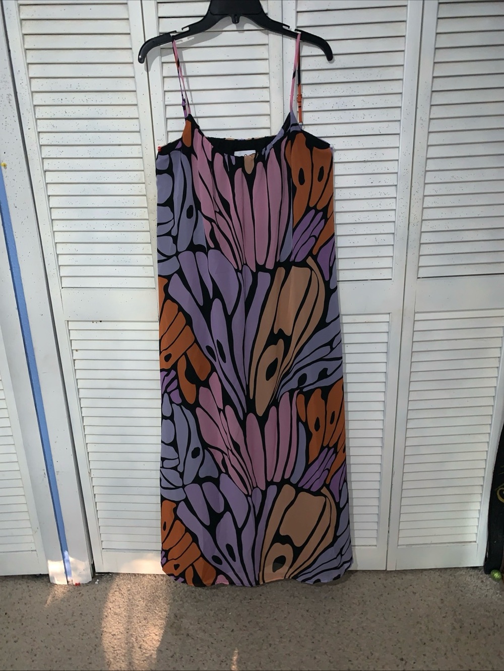 Sam Edelman Butterfly Print Maxi Dress Large